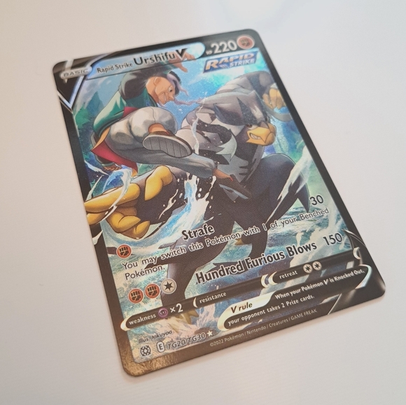 Pokemon Card Rapid Strike UrshifuV TG20/TG30 holo full art - Picture 2 of 4
